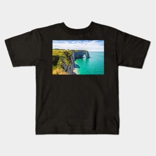 Etretat cliffs Kids T-Shirt